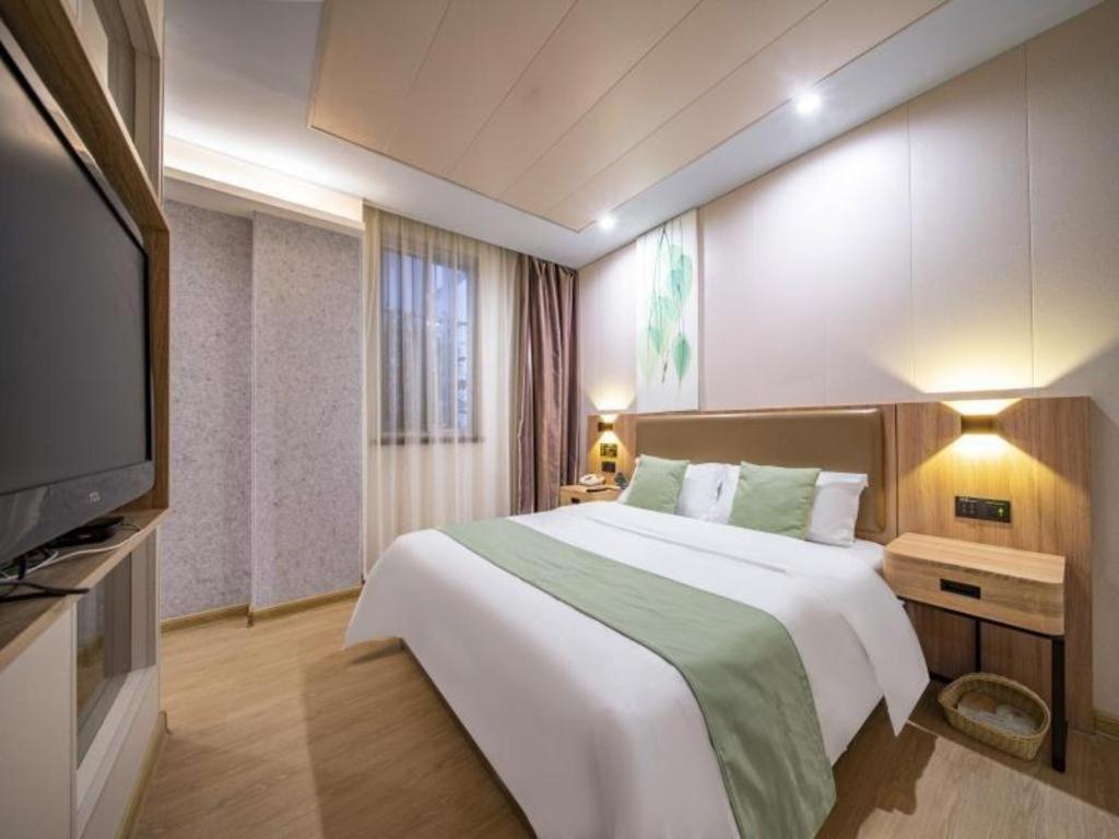 Greentree Inn Jining Yanzhou Jiuzhou Fangyuan Business Hotel Exteriör bild