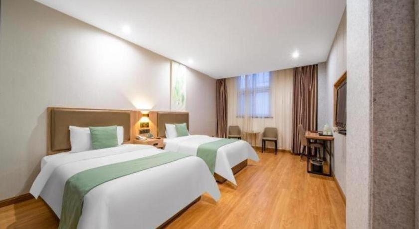 Greentree Inn Jining Yanzhou Jiuzhou Fangyuan Business Hotel Exteriör bild