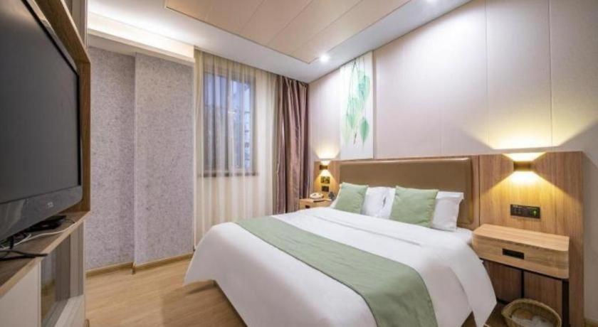 Greentree Inn Jining Yanzhou Jiuzhou Fangyuan Business Hotel Exteriör bild