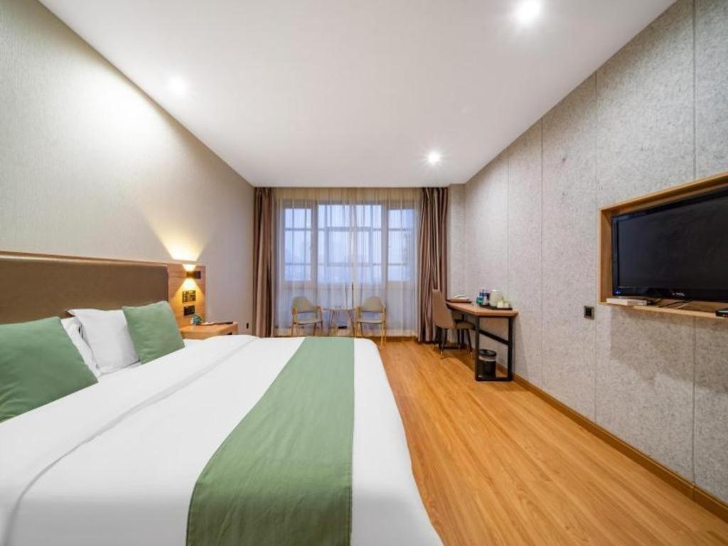 Greentree Inn Jining Yanzhou Jiuzhou Fangyuan Business Hotel Exteriör bild