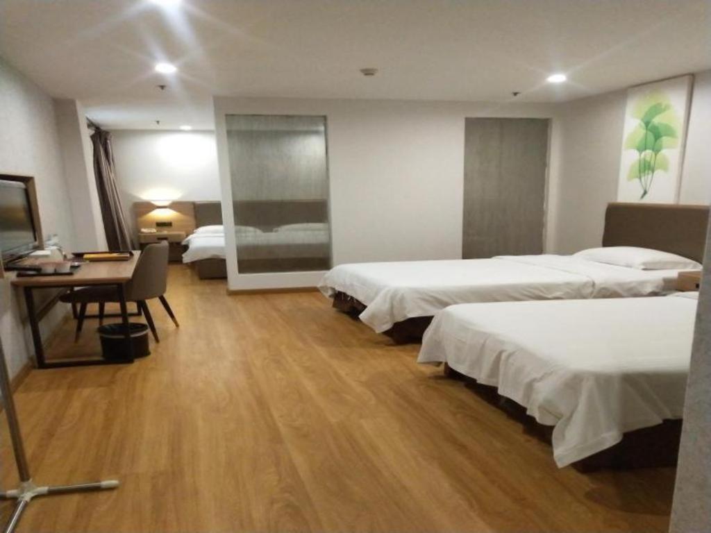 Greentree Inn Jining Yanzhou Jiuzhou Fangyuan Business Hotel Exteriör bild