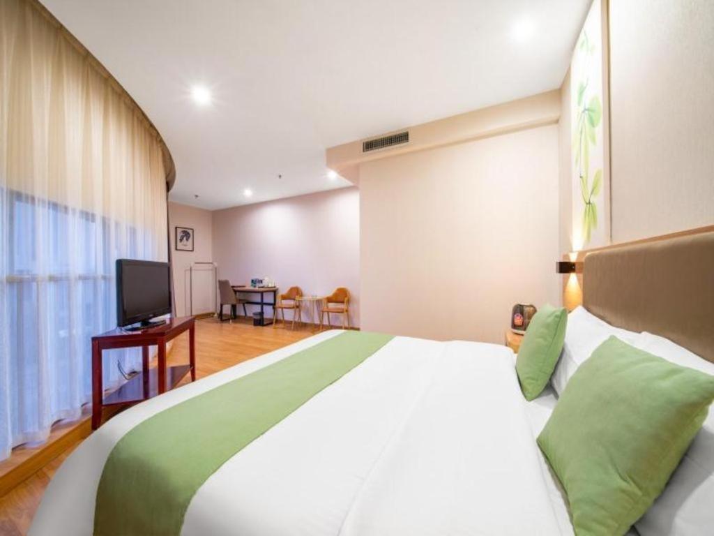 Greentree Inn Jining Yanzhou Jiuzhou Fangyuan Business Hotel Exteriör bild