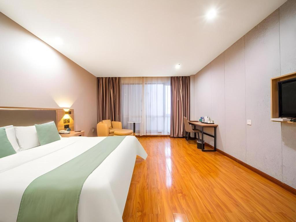 Greentree Inn Jining Yanzhou Jiuzhou Fangyuan Business Hotel Exteriör bild