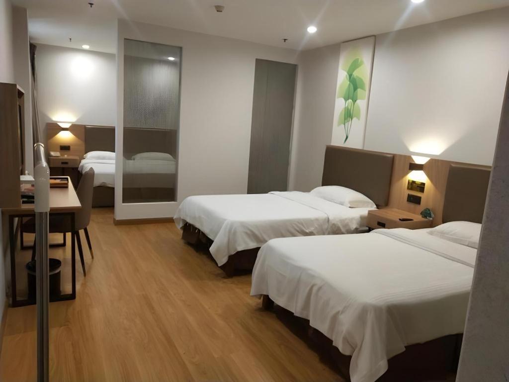 Greentree Inn Jining Yanzhou Jiuzhou Fangyuan Business Hotel Exteriör bild